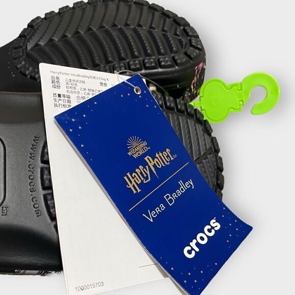 CROCS Unisex Kids Classic Vera Bradley x Harry Potter Clogs Childrens size c12 - Picture 10 of 11